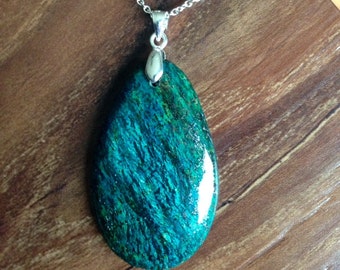 Serpentine Pendant Necklace/Serpentine/Pendant