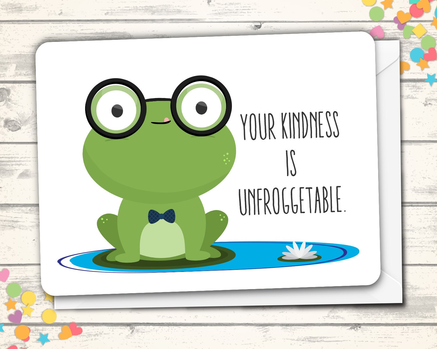 funny pun your kindness is unfroggetable thank you cards from kids funny thank you cards thank you card sayings