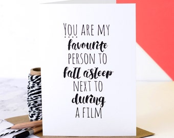 Love Card; Card For Boyfriend; Card For Husband; Card For Wife; Card For Girlfriend; You're My Favourite; You Are My Favourite; GC510