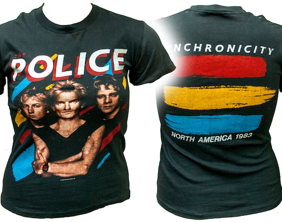 1980s The Police Synchronicity Tour 1983 Band Tee Sleeveless T