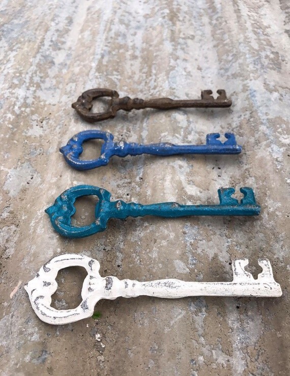 Vintage Key Beer Bottle Opener Church Key Skeleton Key Cast