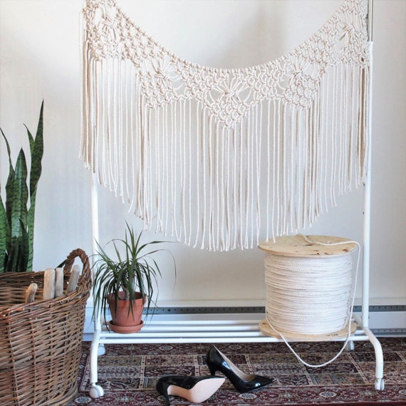 Macrame Wall Hanging Wallbanner Nursery by MariaAngelaForioso