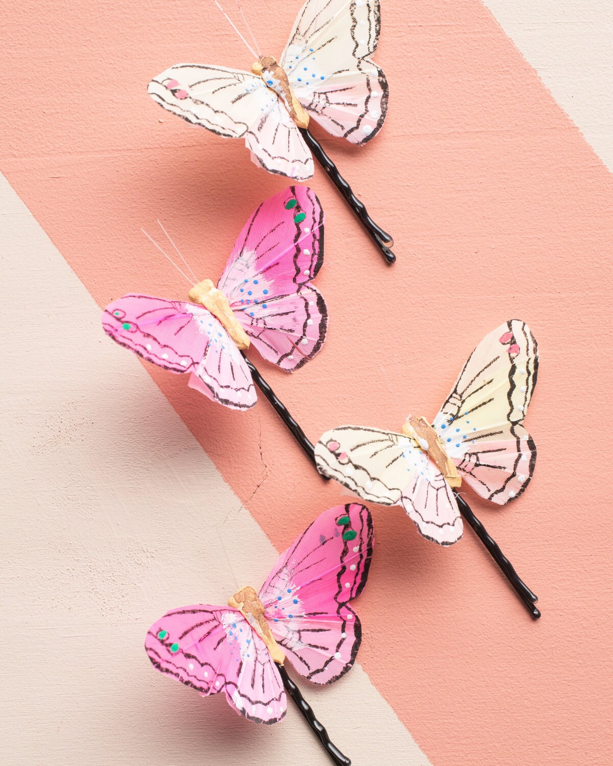 DIY Butterfly Bobby Pins