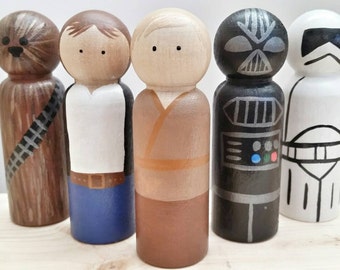 Galaxy Peg Doll set