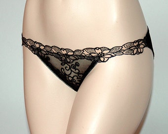 Black mesh brazilian panties jokes