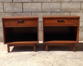 Nightstand,Night Stand,Nightstand Pair,Mid Century Nightstand,Bedside Table,Side Table,End Table,Vintage Nightstand,Pair of Nightstands