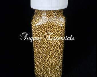 1-2 mm Gold Dragees (3 oz)