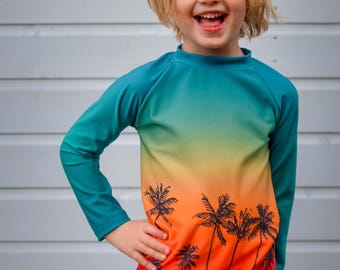 MBJM Reef Beach Rashie pdf sewing pattern (Prem./Small Newborn - Age 12)