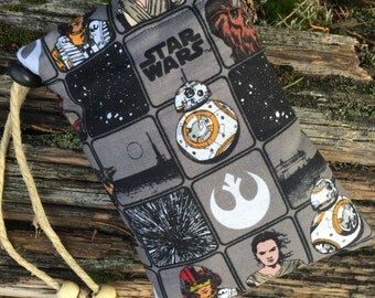 Sci-Fi Padded Pipe. Pouch. Padded Bag. Handmade in USA by FlabbaGlass Designs