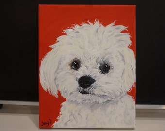 Maltipoo art | Etsy