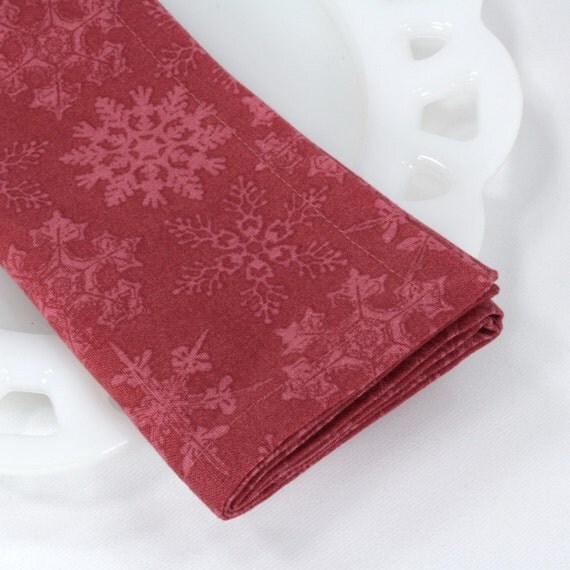 Items similar to Fabric napkins, holiday napkins, lunch napkins