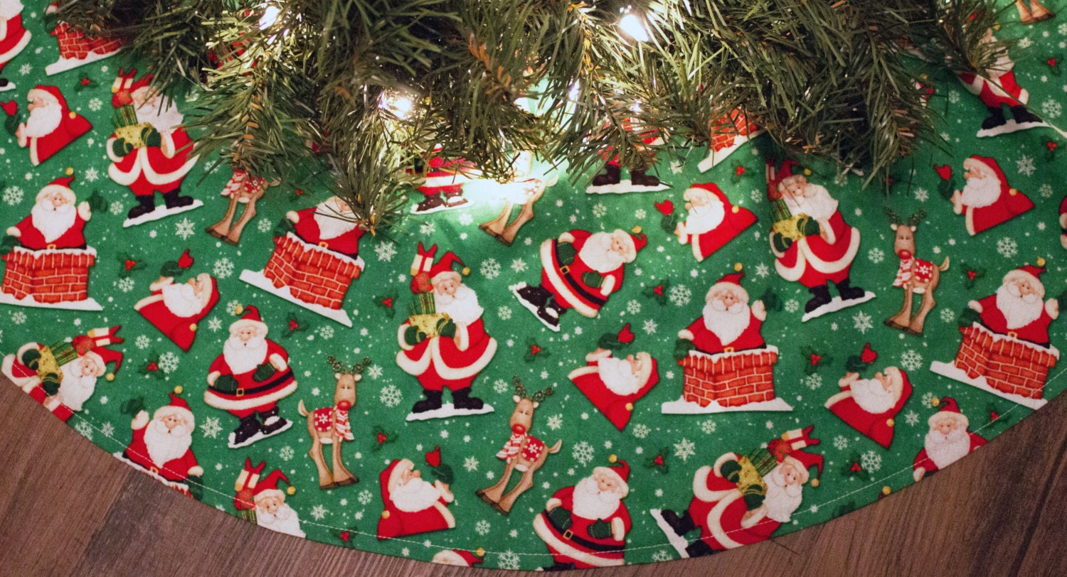 christmas tree skirt santa christmas tree skirt santa