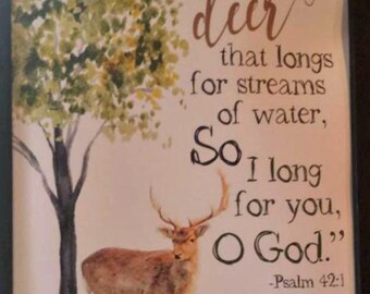 Psalm 42 1 | Etsy