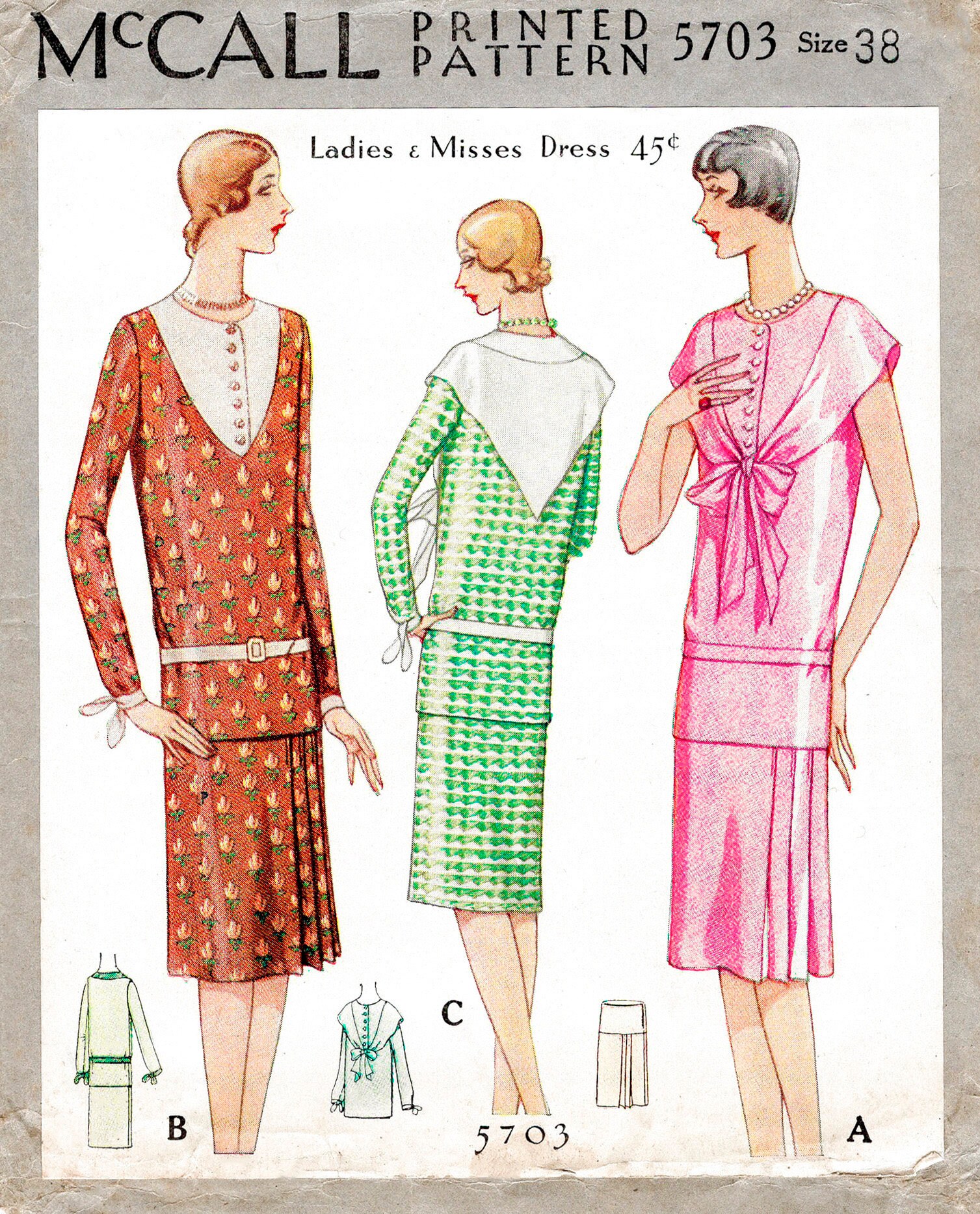 pants diy tie waist dress pleat collar sewing drop flapper 20s vintage blouse skirt bertha waist bust pattern 1920s