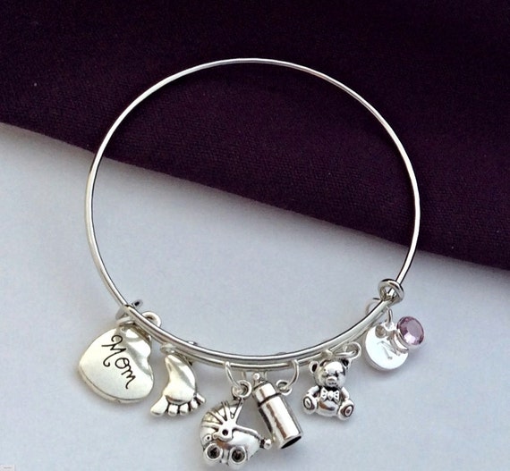 New mom jewelry gifts moms charm bracelet jewelry