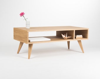 Coffee table, modern coffee table, mid century, living room table, media console, entertainment center