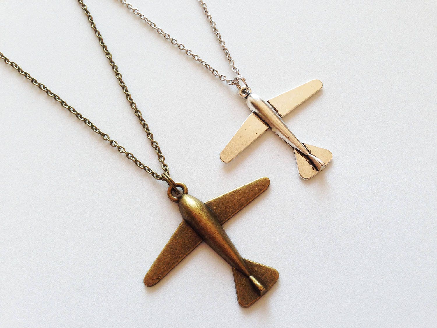 AIRPLANE Necklace Plane Necklace Airplane Jewelry Airplane