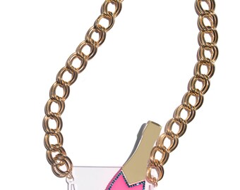 Milli Necklace in Rose/Aqua Champagne main image 1