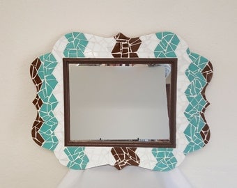 Turquoise Wall Mirror mosaic wall mirror | etsy Turquoise Wall Mirror mosaic wall mirror | etsy