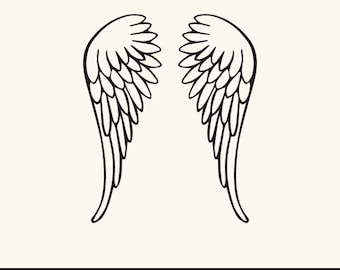 Download Angel wings nursery | Etsy