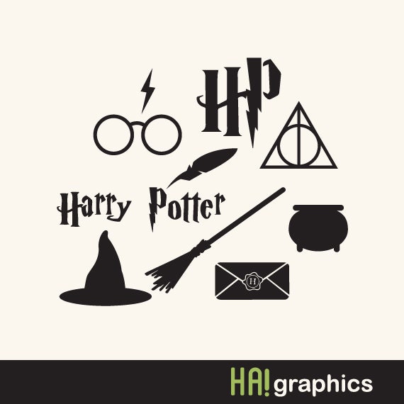 Download PNG SVG and DXF File Harry Potter Set Logo Hogwarts