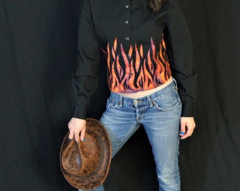 flame shirt women's