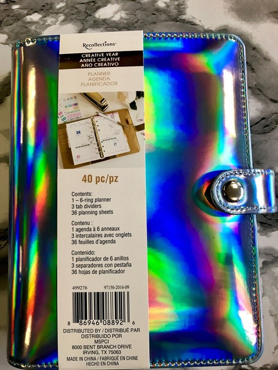 Recollections Holographic Planner Michaels Creative Year