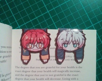 50% OFF SALE!!! Fold-Em! Mystic Messenger Magnetic Chibi Bookmarks