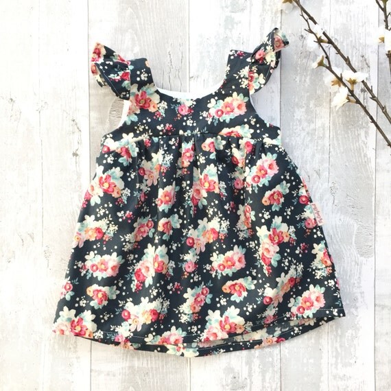 Bohemian baby girl dress Boho baby dress Toddler by MyCandyCloud