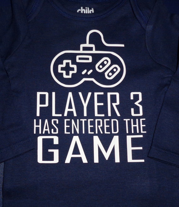 Player 3 Has Entered The Game Onesie Boy & by GiftsForYouAndMe