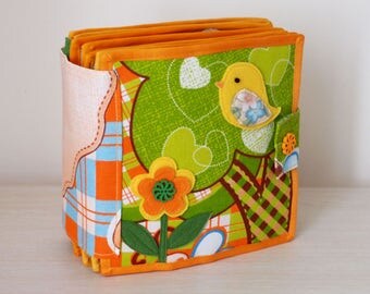 CUSTOM Quiet Book, Busy Book, Felt Activity Book, Educational Sensory Toy for Toddler and Baby, Gift for Kid (1-4 years)