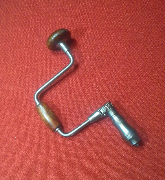 Antique Bit Brace Psandwco Pexto No 2010 Vintage Hand Drill 10 Swing 