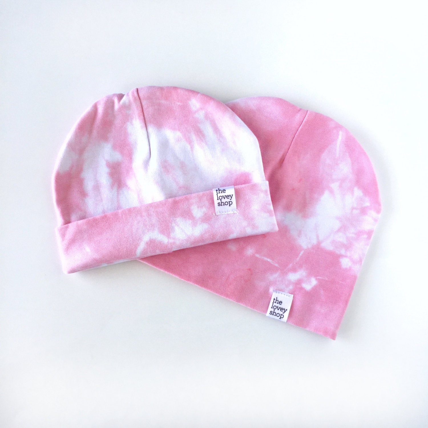 Tie Dye Baby Beanie Slouchy Beanie Foldover Beanie