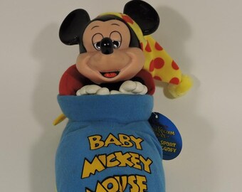 sleeping bag plush mickey mouse baby