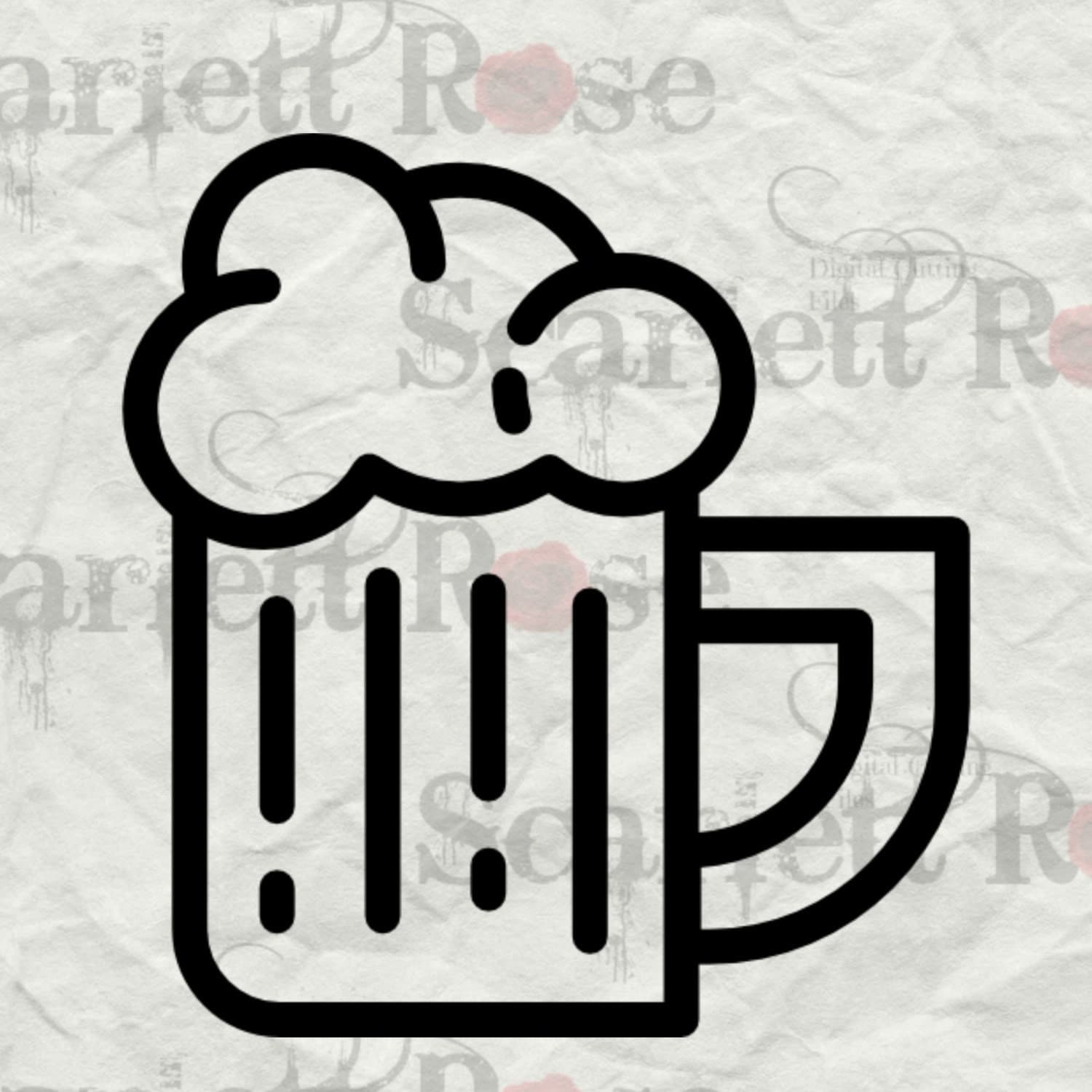 Download Beer Mug SVG svg cutting files for Cricut & Silhouette