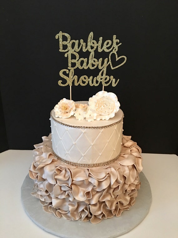 ANY NAME Personalized Baby Shower Cake Topper Baby Shower