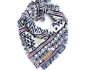 Personalized dog bandana, dog bandanas, dog bandana, boho dog bandana, dog scarf, puppy bandana, boho, scarf for dogs, dog, puppy: KLONDIKE