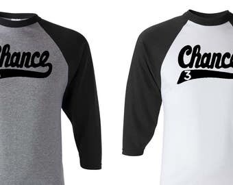Chance the Rapper Inspired Raglan Shirt - Baseball Shirt - No Problem - Coloring Book