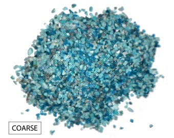 Crushed Turquoise/Chrysocolla Blend for Inlays, Woodworking, Pen Turning, Artists, Crafts, etc. Multiple Grinds, Hand Crushed and Sifted 1oz