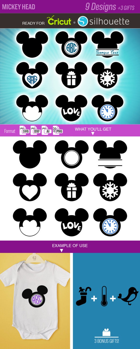 Download MICKEY MOUSE DISNEY Svg Disney Files Cut or Electronic Vinyl