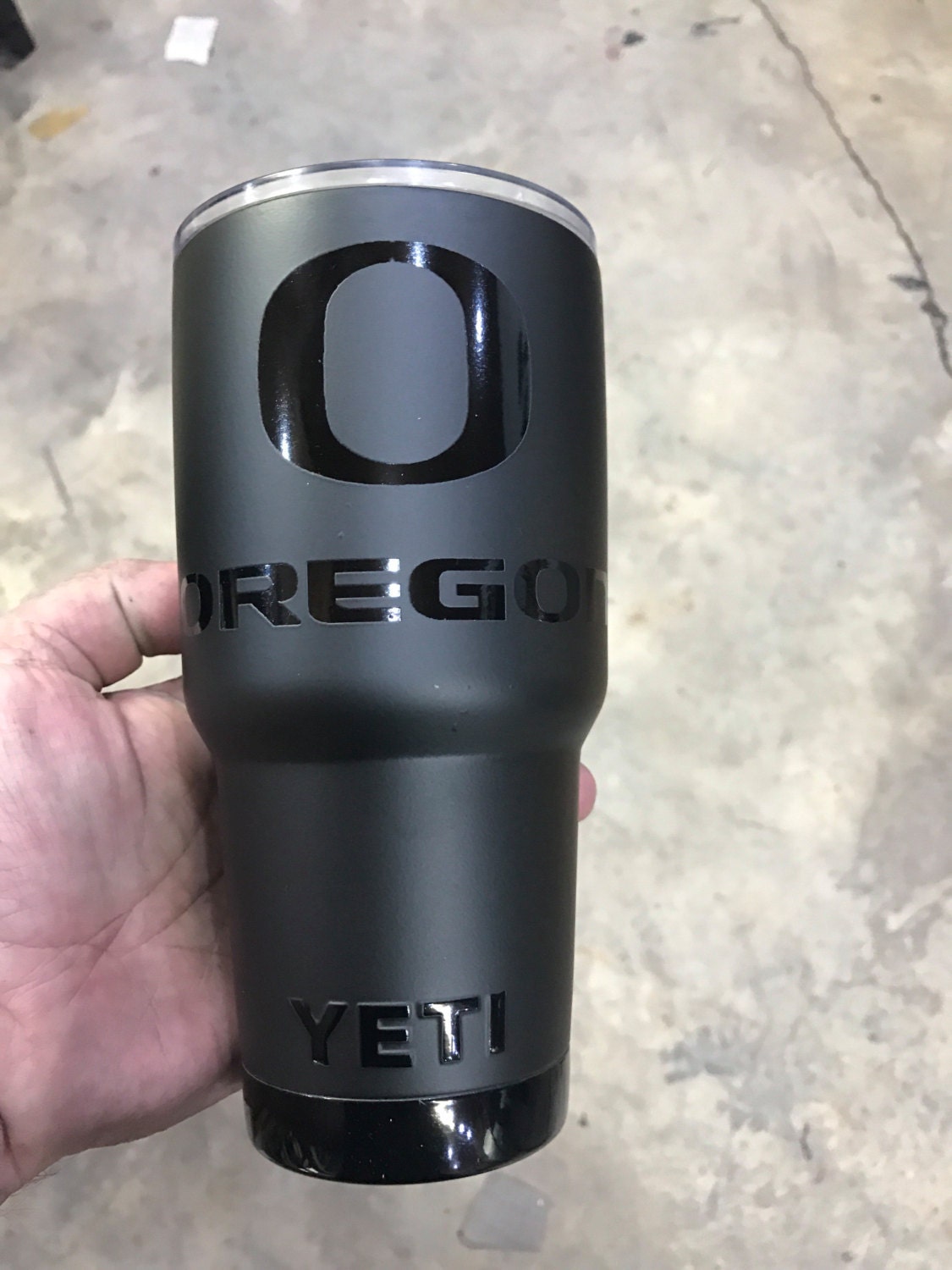 Oregon Ducks YETI Cup Custom Made Powder Coated by batreasures85