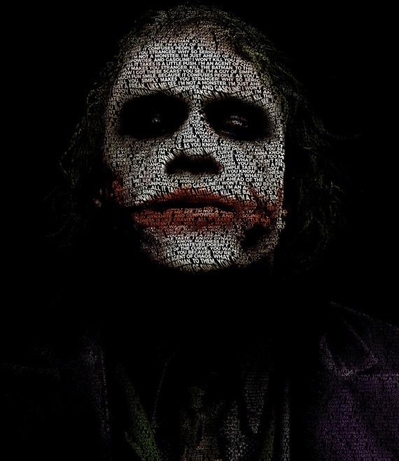 Word Art Poster Joker