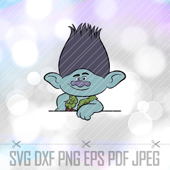 Troll Branch SVG DXF Png Eps Pdf Vector LAYERED Cut File