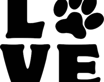 Free Free 164 Love With Paw Print Svg Free SVG PNG EPS DXF File