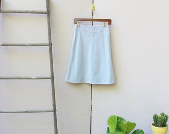 Classic Striped A-Line Skirt