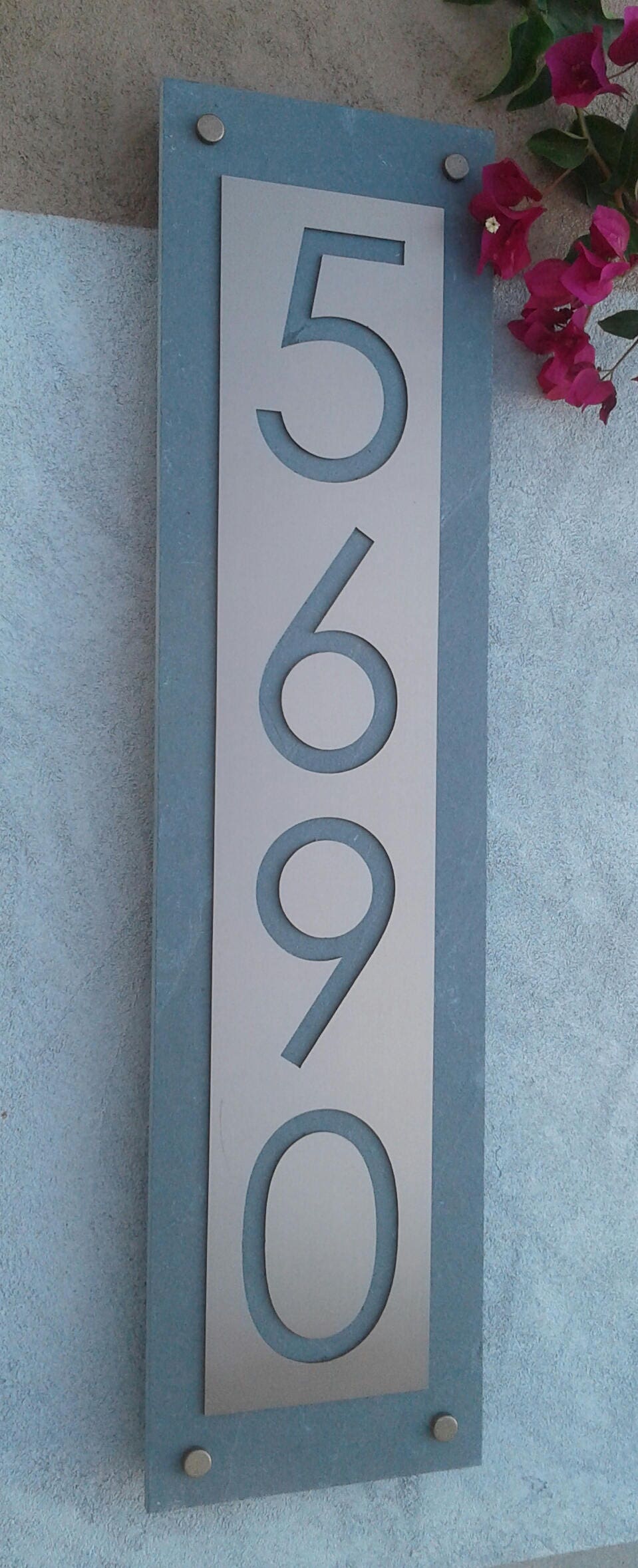 Modern Address Plaque Customized House Numbers Sign