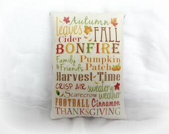 Fall subway art pillow | Thanksgiving pillow | Fall Colors | Accent pillow | Decorative pillow | Fall decoration | Autumn decoration