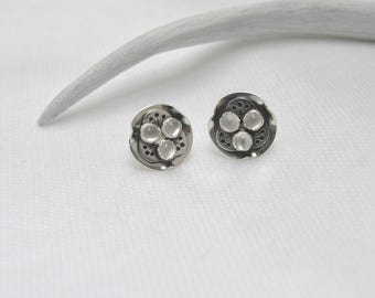 Lotus Pod Moonstone earrings