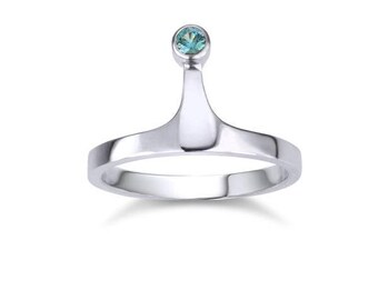 Adventure Time Princess Bubblegum Crown Ring - Sterling Silver - Geeky Ring, Nerdy Jewelry, Pop Culture
