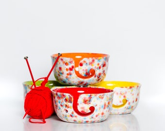 Yarn Bowl for Knitting | Ceramic | Yarn Bowl | Pottery | handmade in my Charleston, SC studio
